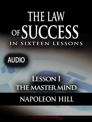 cover image of Law of Success - Lesson I
